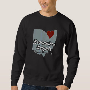 Sudadera Alturas de Broadview Ohio OH Ciudad Estado EE. UU.