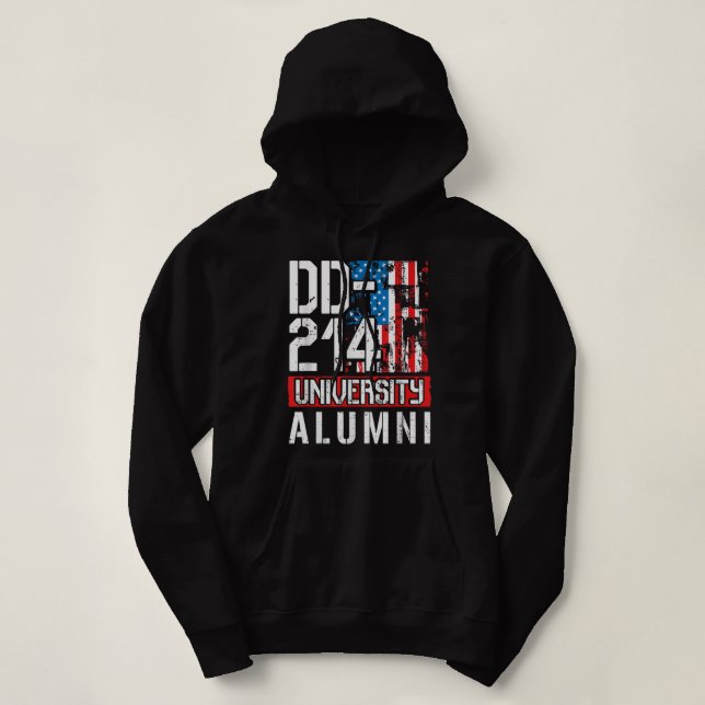 Sudadera Alumnado universitario DD-214 - Retiro de veterano (Diseño del anverso)