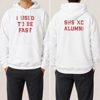 Sudadera Alumni de Cross Country Divertido Solía Ser Rápido