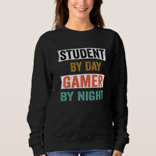 Sudadera Alumno Por Jugador De Día Por Meme De Noche Para J