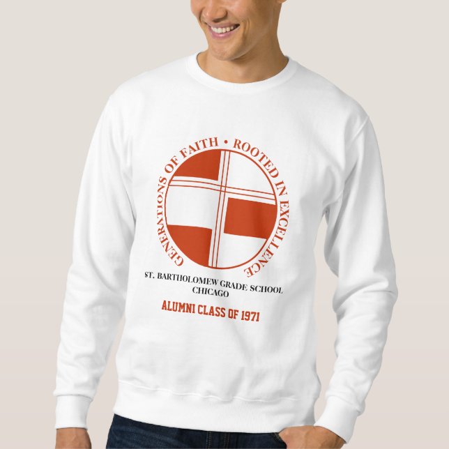 Sudadera Alumnos de secundaria de grado St. Bartholomew (Anverso)