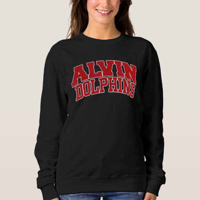 Sudadera Alvin Community College Dolphins 01 (Anverso)