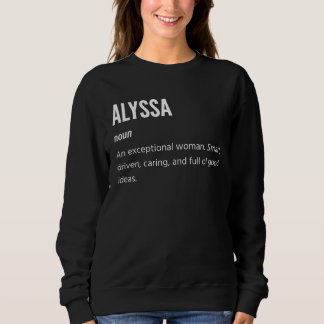 Sudadera Alyssa Noun An Exceptional Woman