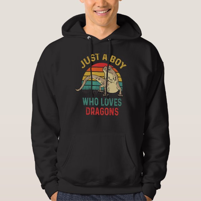Sudadera Ama a Dragons Mascota (Anverso)