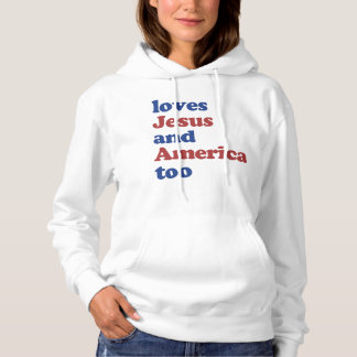Sudadera Ama a Jesús y a América hasta el 4 de julio del ve