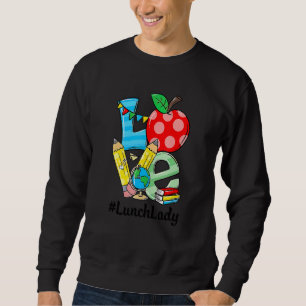 Sudadera Ama A La Señora Del Almuerzo, Las Manzanas Regresa