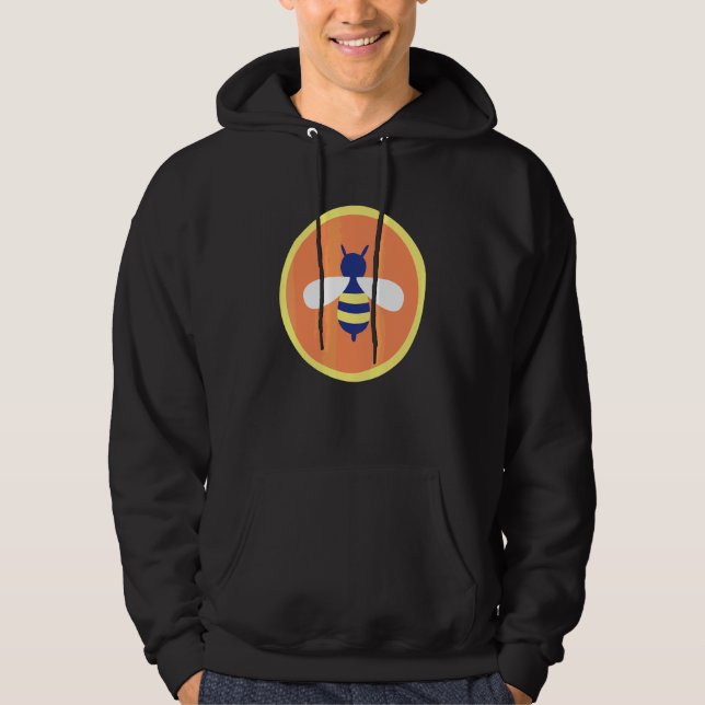 Sudadera Ama A Las Abejas Hippies 70s (Anverso)