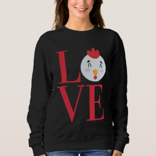 Sudadera Ama a las gallinas para los dueños que aman a su g