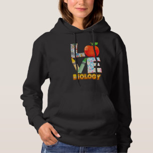 Sudadera Ama A Los Estudiantes De Biología De Nuevo A La Es