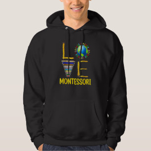 Sudadera Ama a Montessori profesor Montessori Educación de 