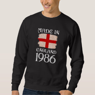 Sudadera Ama el día de San Jorge Hecho en Inglaterra 1986 P