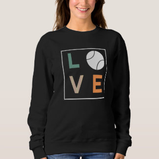 Sudadera Ama el tenis jugador feliz entrenador