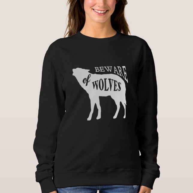 Sudadera Ama Lobos cara de lobo 13 (Anverso)