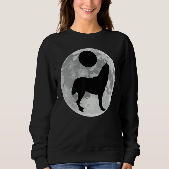 Sudadera Ama Lobos cara de lobo 8 (Anverso)