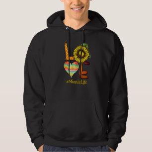 Sudadera Ama Minnie Vida Abuela Flor Sol Día de las Madres