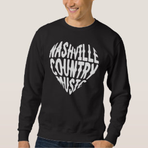 Sudadera Ama Nashville Tennessee Música Country Guitarra To