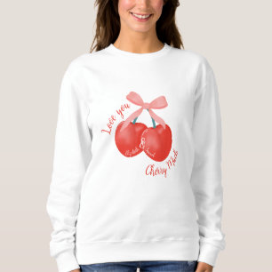 Sudadera Ama personalizado a ti cereza muchas cerezas y arc