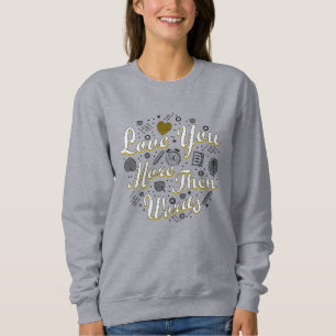 Sudadera ama por siempre,