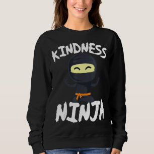 Sudadera Amabilidad Ninja anti acoso Naranja del Día de la 