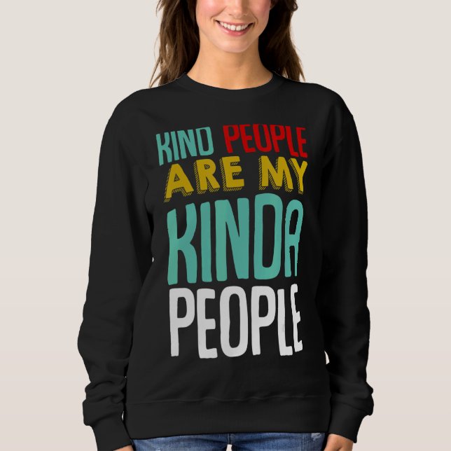 Sudadera Amablemente, La Gente Cita Chiste Sarcástico (Anverso)