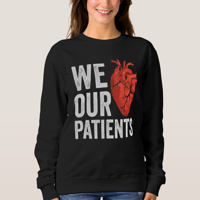 Sudadera Amamos a nuestros pacientes Futuro Escuela de Medi (Anverso)
