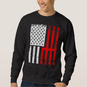 Sudadera Amante de Autos Gráficos Retro Mecánico de Vehícul