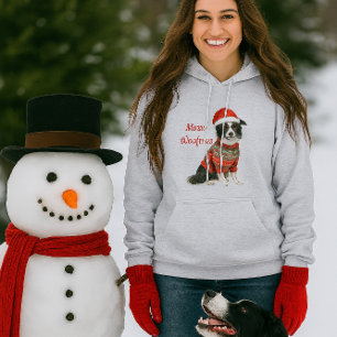 Sudadera Amante de Border Collie en Navidad 