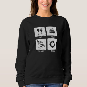 Sudadera Amante de coches sintonizadores reparando herramie