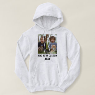 Sudadera Amante de gatos Familia Ash Negro Texto personaliz