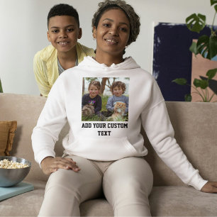 Sudadera Amante de gatos Familia Ash Negro Texto personaliz