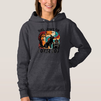 Sudadera Amante de Halloween Perro Sombrero de Bruja Calaba