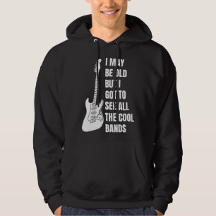 Sudadera amante de la banda de guitarra fría