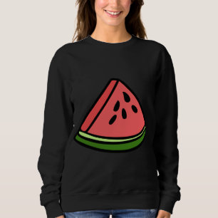 Sudadera Amante de la fruta de la sandía y diseño vegano