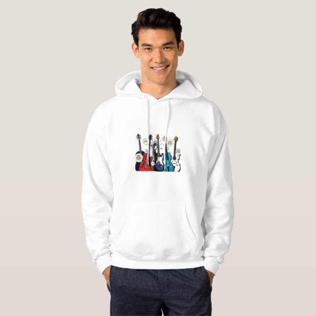 Sudadera amante de la música (Anverso completo)
