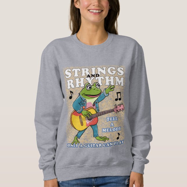 Sudadera amante de la música (Anverso)