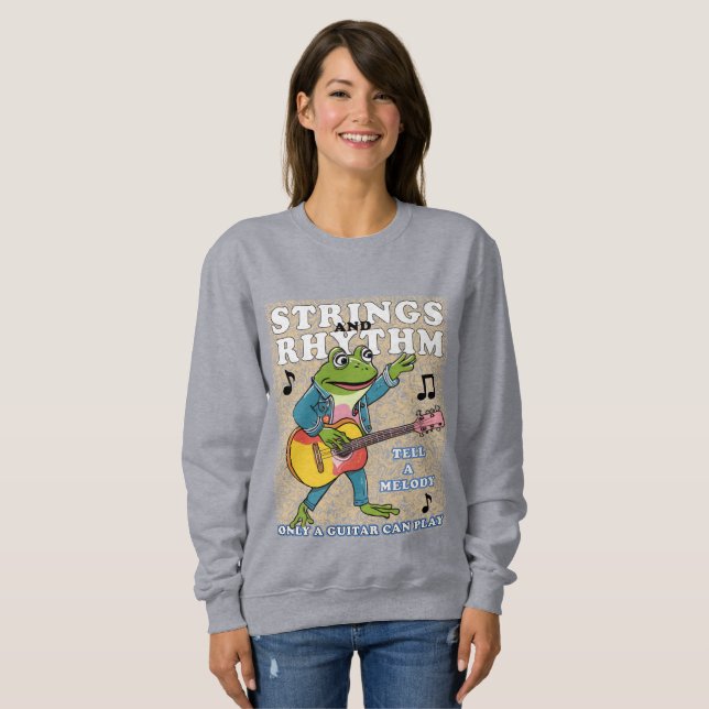 Sudadera amante de la música (Anverso completo)