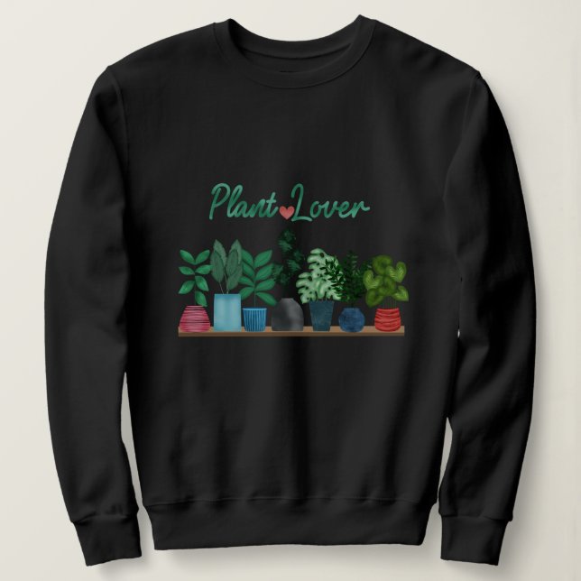 Sudadera Amante de las Plantas (Anverso del diseño)