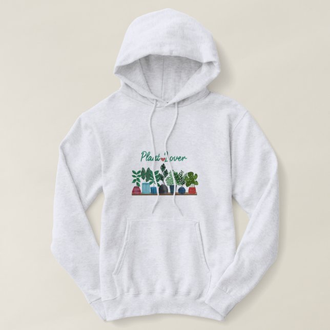 Sudadera Amante de las Plantas (Diseño del anverso)