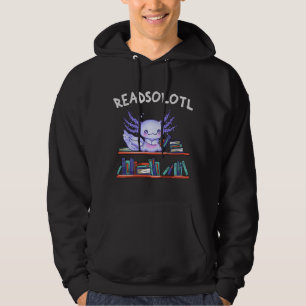 Sudadera Amante de los libros de Readsolotl Funny Axolotl
