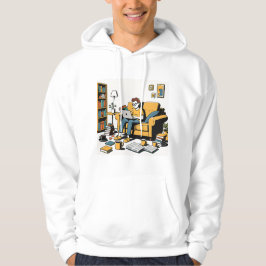 Sudadera Amante de los libros en el sofá