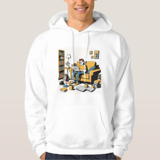 Sudadera Amante de los libros en el sofá