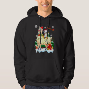 Sudadera Amante de los Pingüinos Luces de Navidad Pingüino