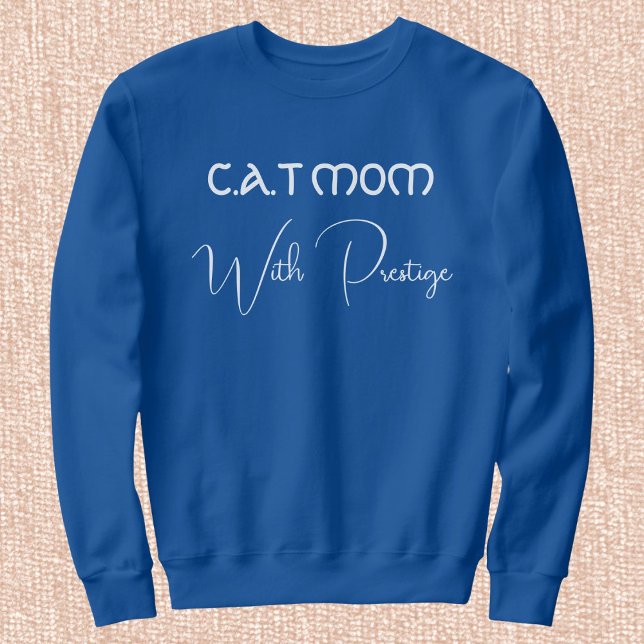 Sudadera Amante de Mascotas Personalizado Script Blanco Gat (Subido por el creador)