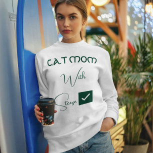 Sudadera Amante de mascotas personalizado Verde Escritura D