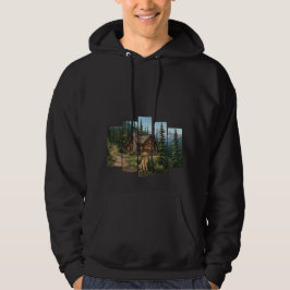 Sudadera Amante de Perros de Cabaña de Montaña