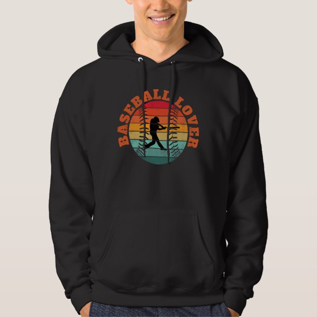 Sudadera Amante del béisbol (Anverso)