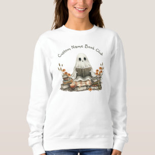 Sudadera Amante del libro de fantasmas de Halloween, club d
