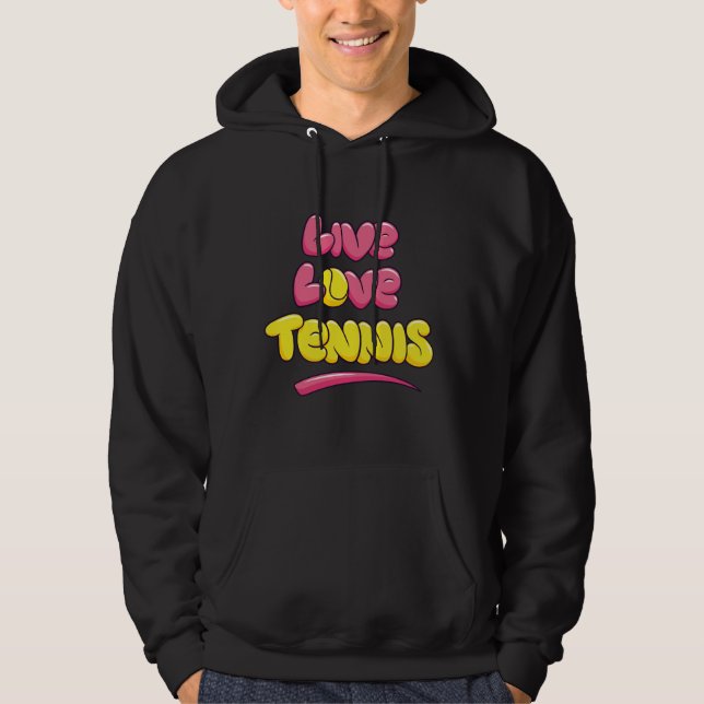 Sudadera Amante del Tenis Frase (Anverso)