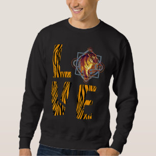 Sudadera Amante del tigre de Bengala Ama la sabana africana
