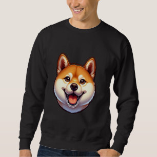 Sudadera Amante Feliz Perro Shiba Inu Cara Cachorro Lindo